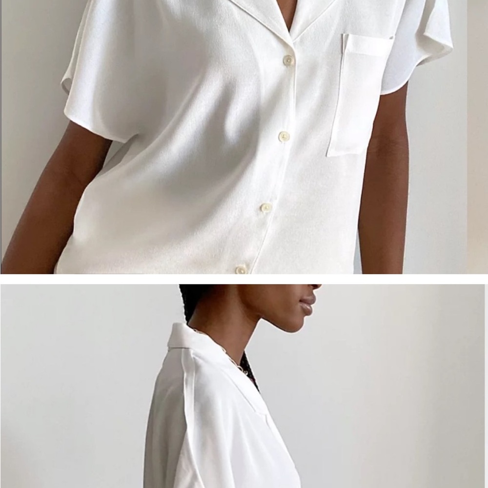 Wilfred Free | Shawna White Button-Down Shirt - Picture 7 of 7